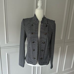 NWT Tommy Hilfiger blue and white striped jacket